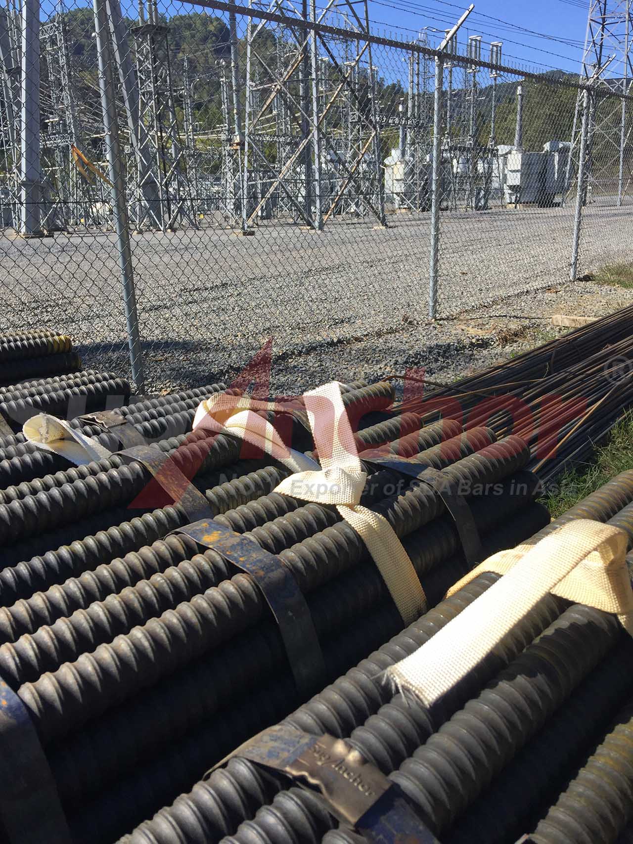 Construction site using SupAnchor self drilling anchor system