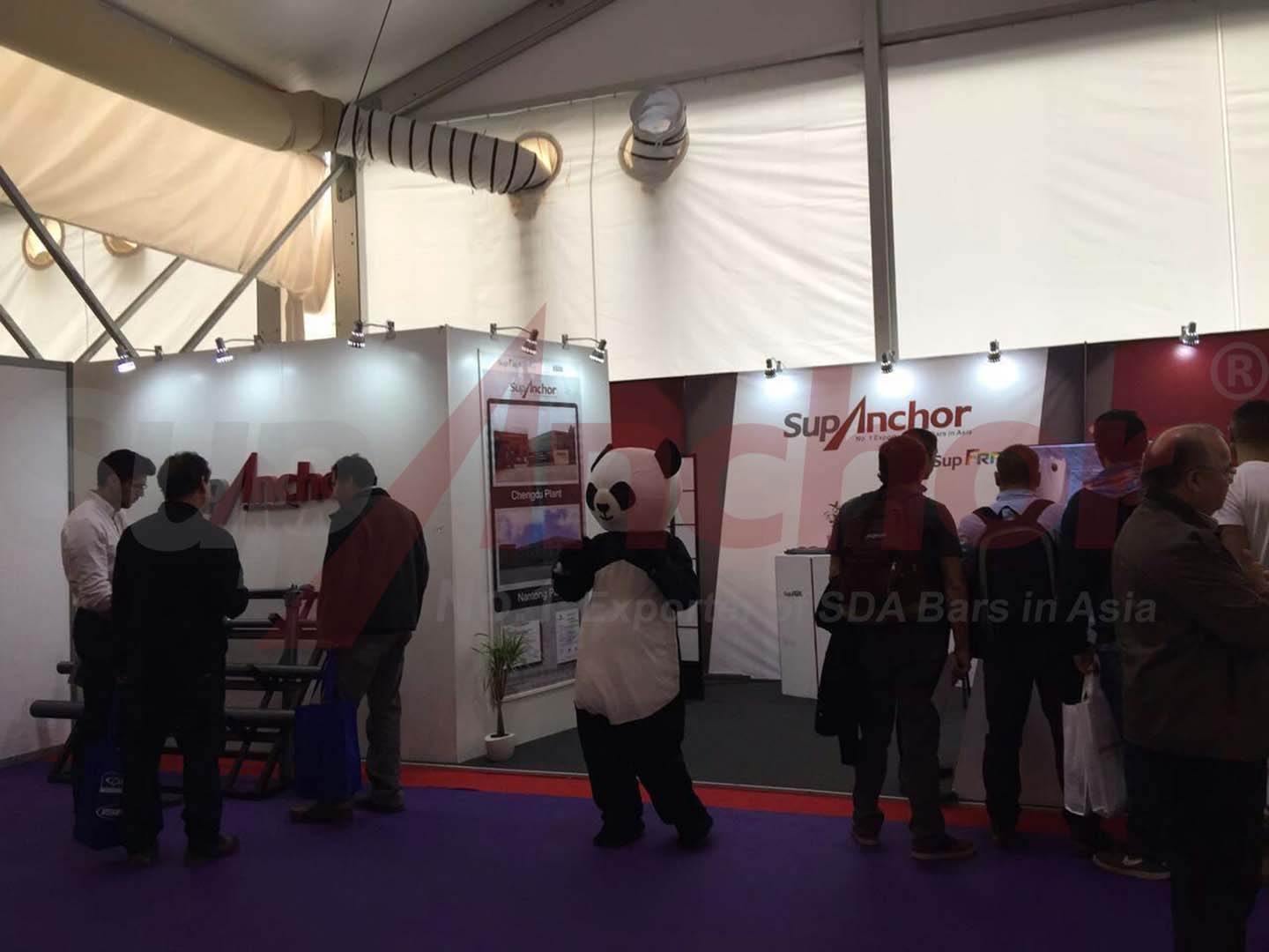 Construction site using SupAnchor self drilling anchor system