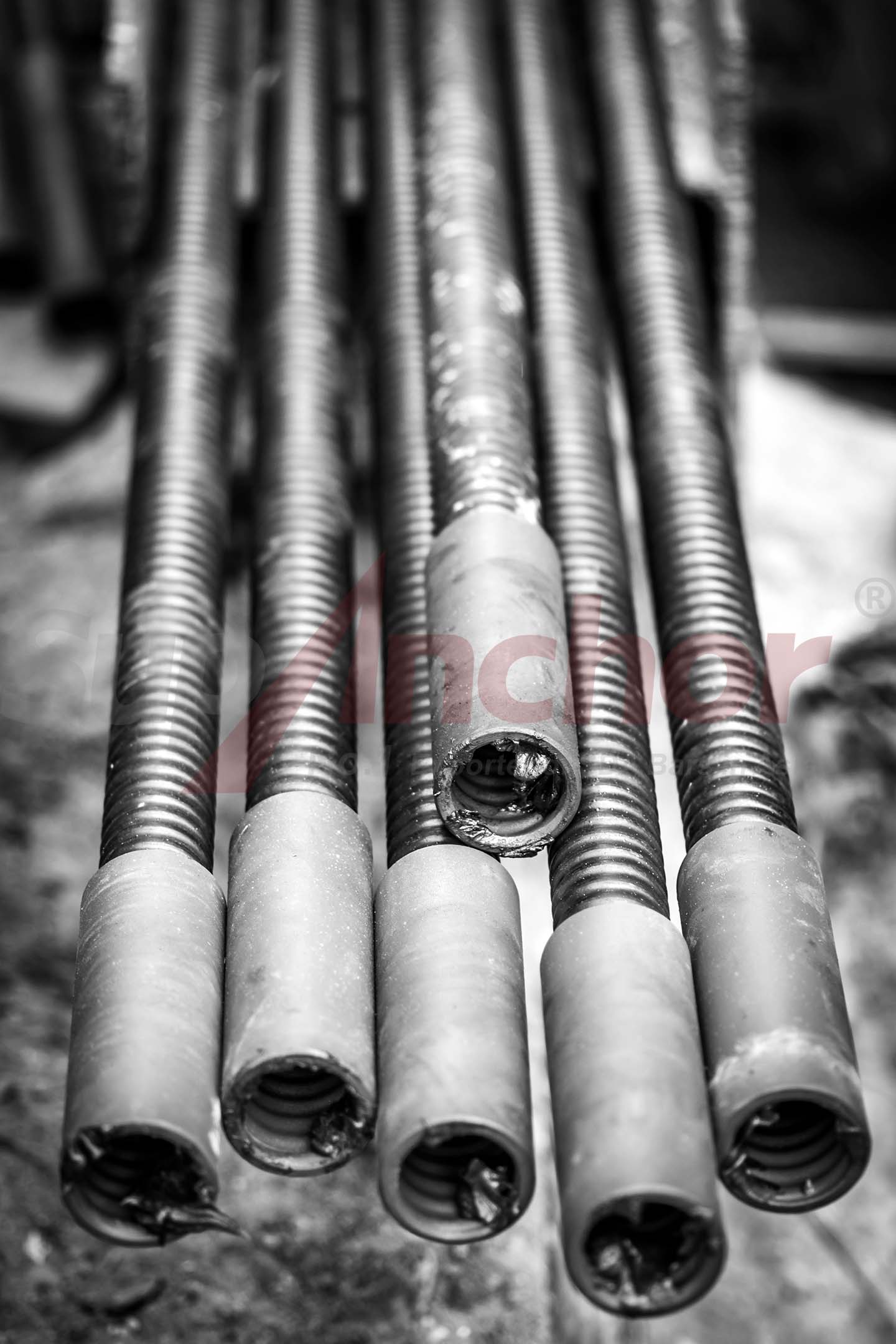 Construction site using SupAnchor self drilling anchor system