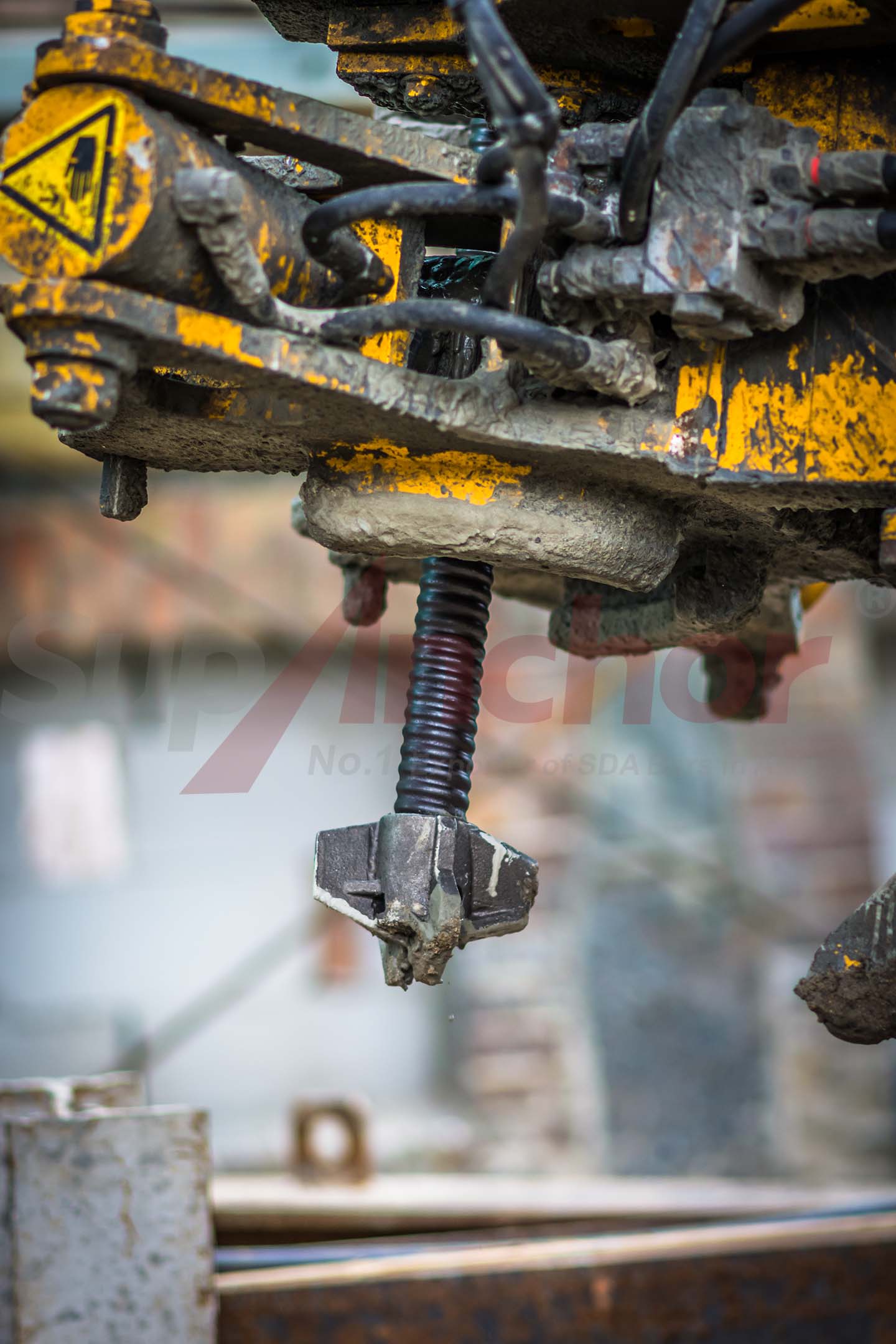 Construction site using SupAnchor self drilling anchor system