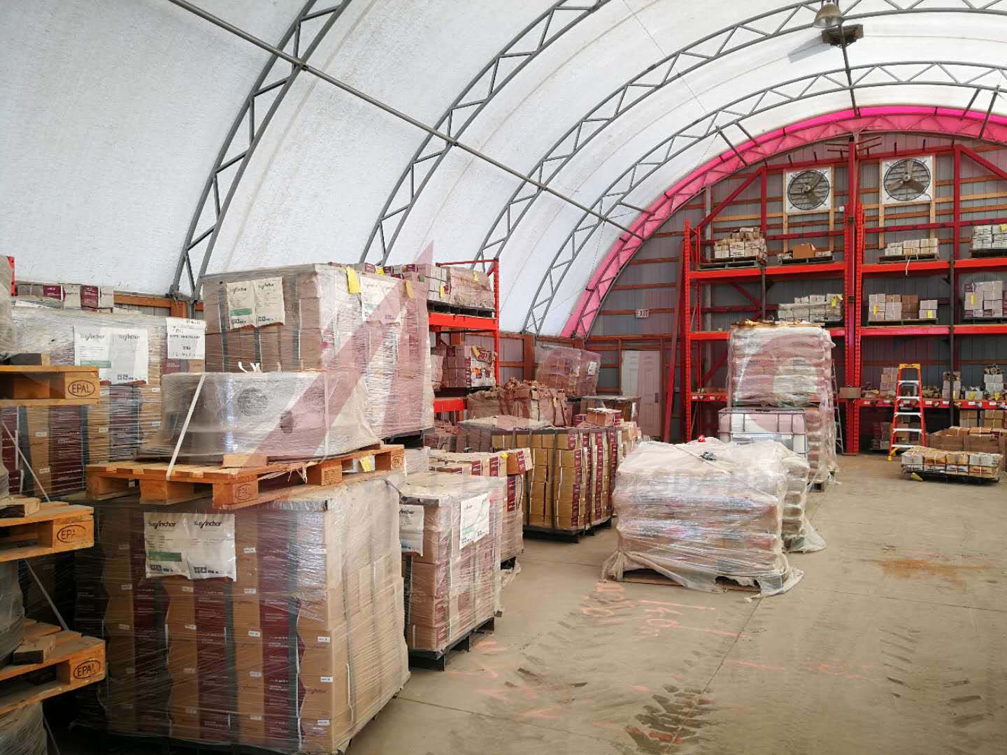 Construction site using SupAnchor self drilling anchor system