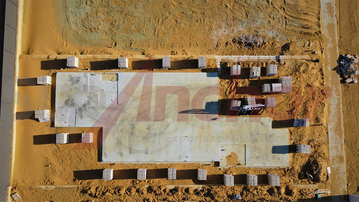 Construction site using SupAnchor self drilling anchor system