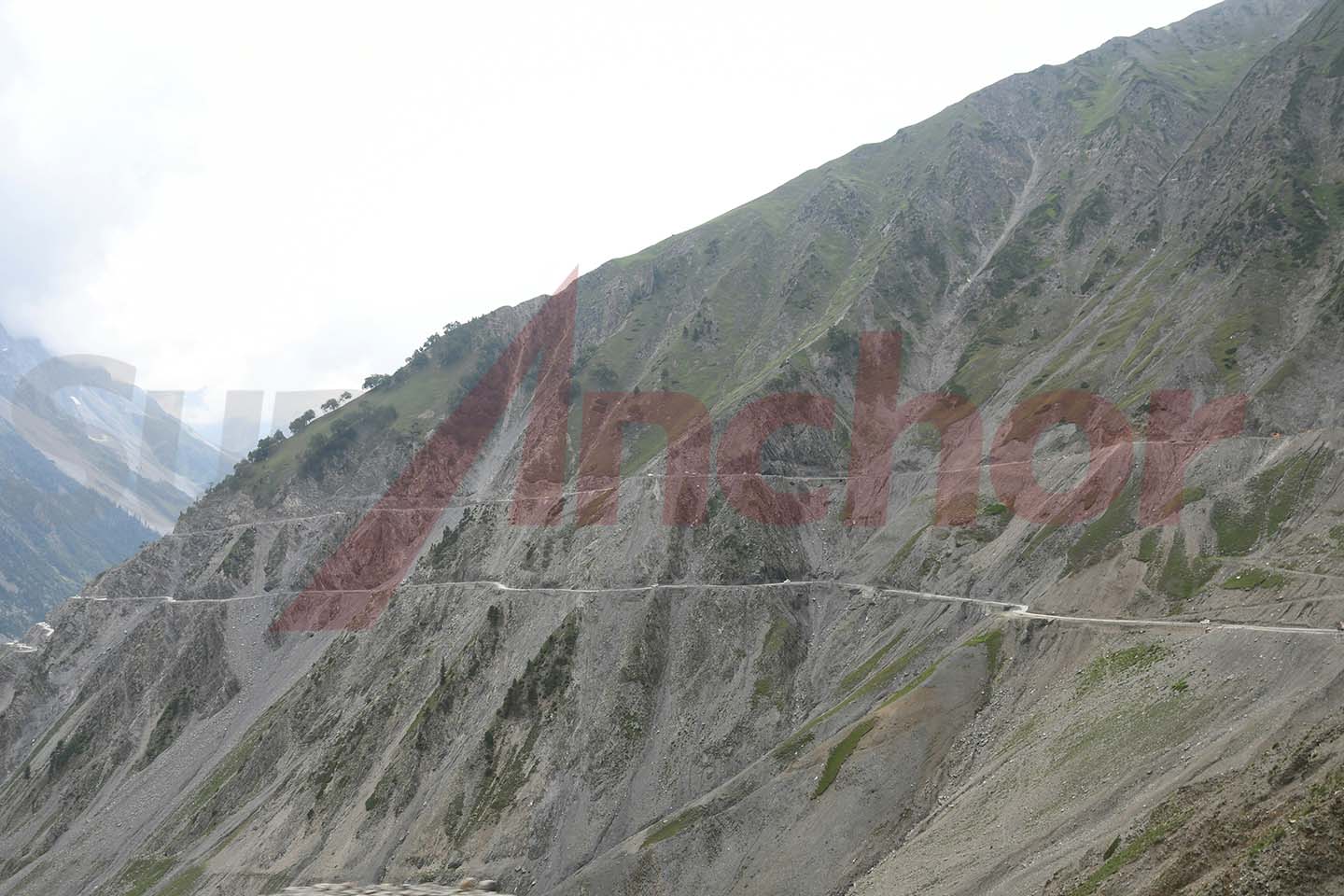 Construction site using SupAnchor self drilling anchor system