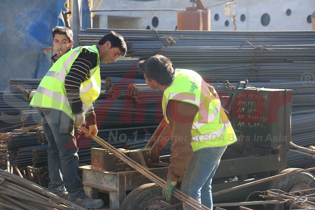 Construction site using SupAnchor self drilling anchor system