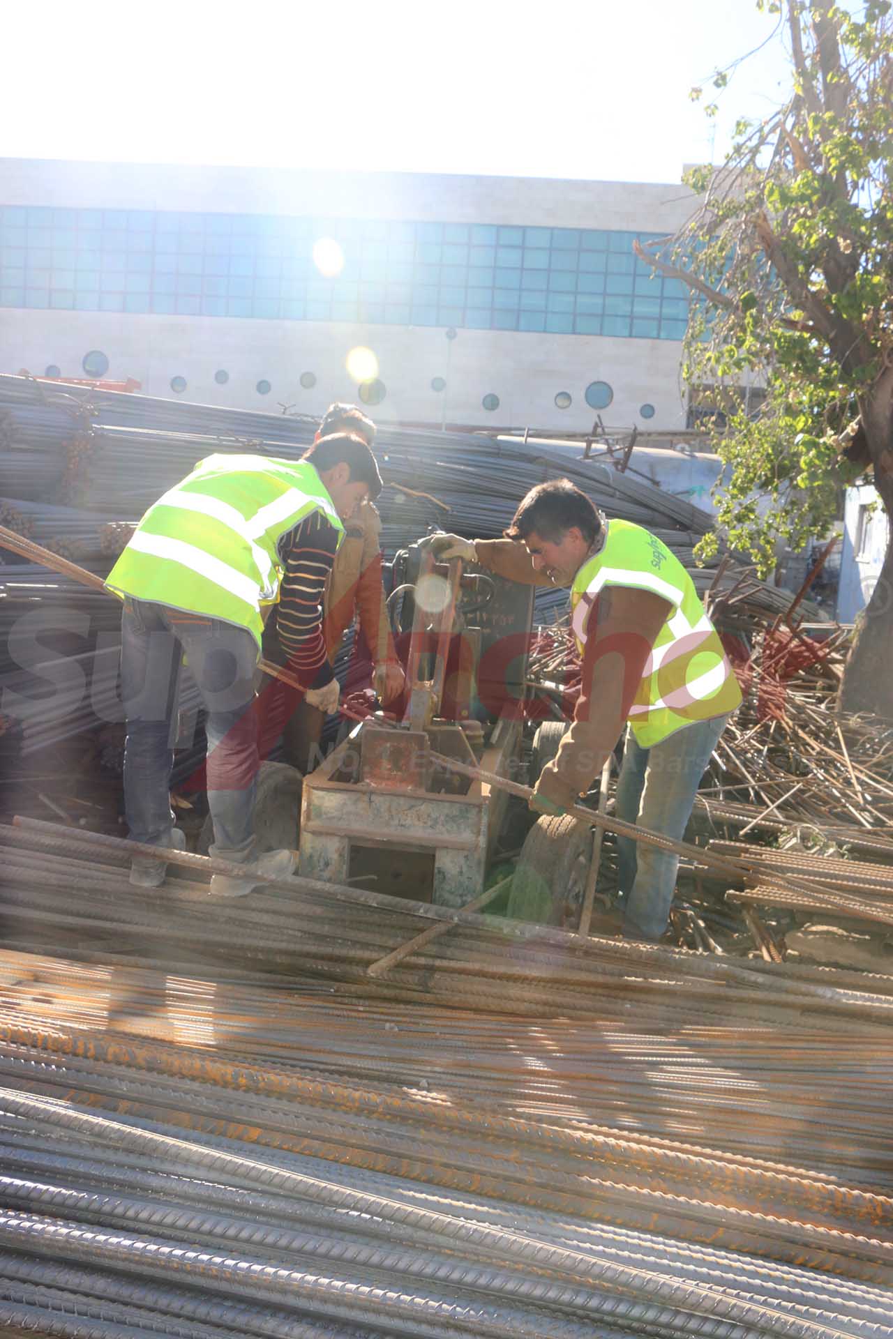 Construction site using SupAnchor self drilling anchor system