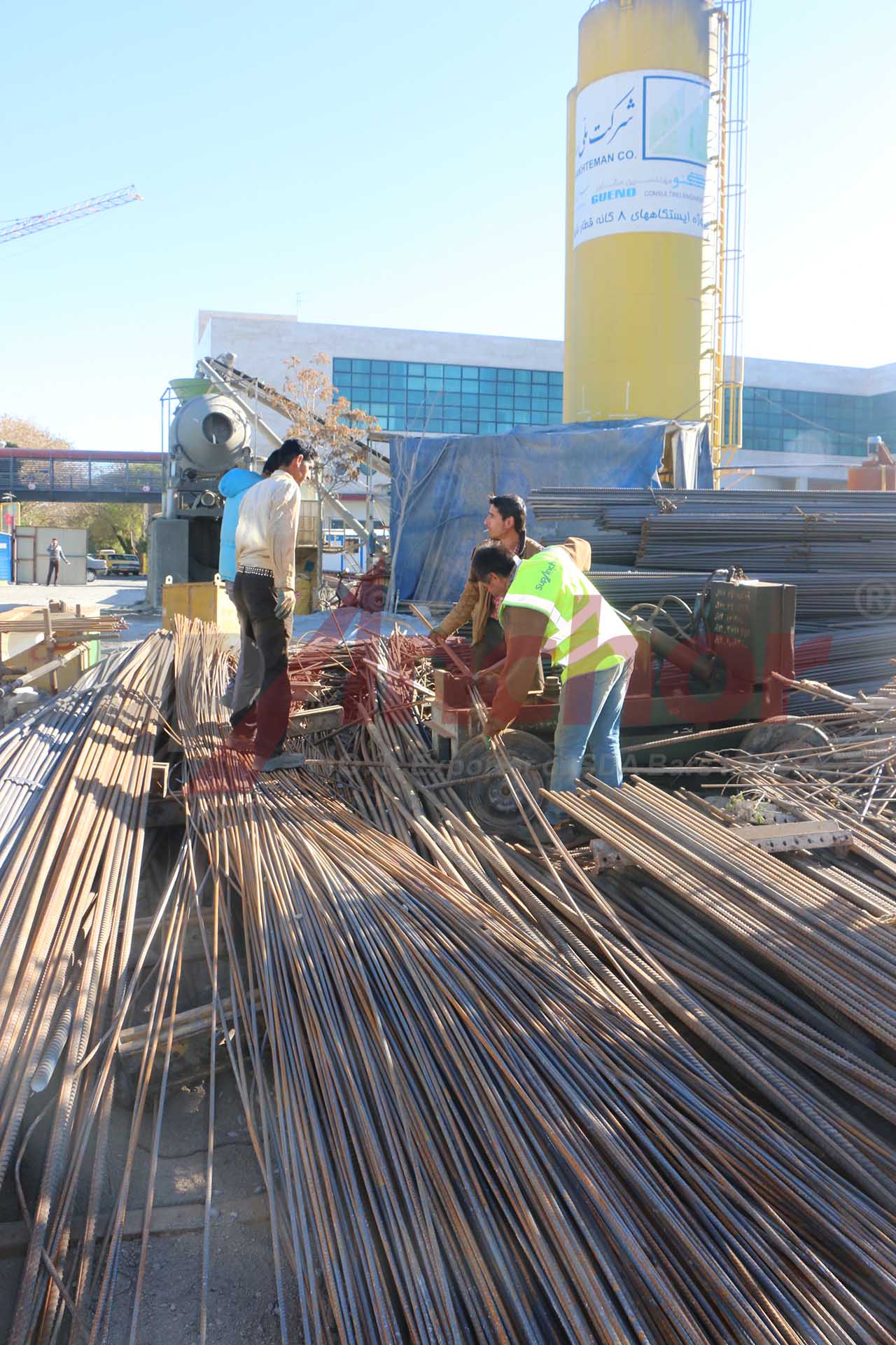 Construction site using SupAnchor self drilling anchor system
