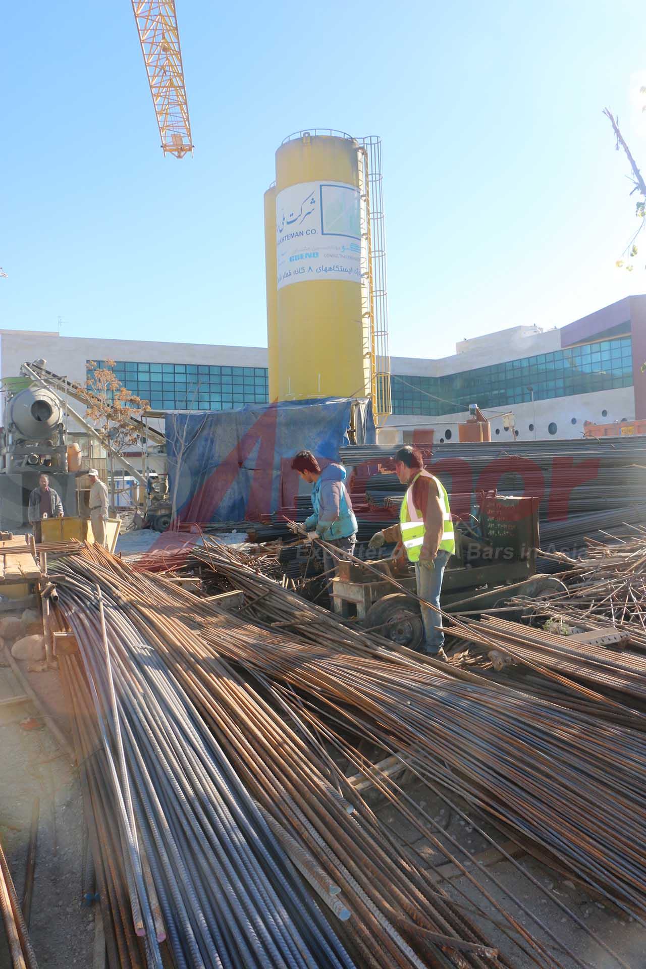 Construction site using SupAnchor self drilling anchor system