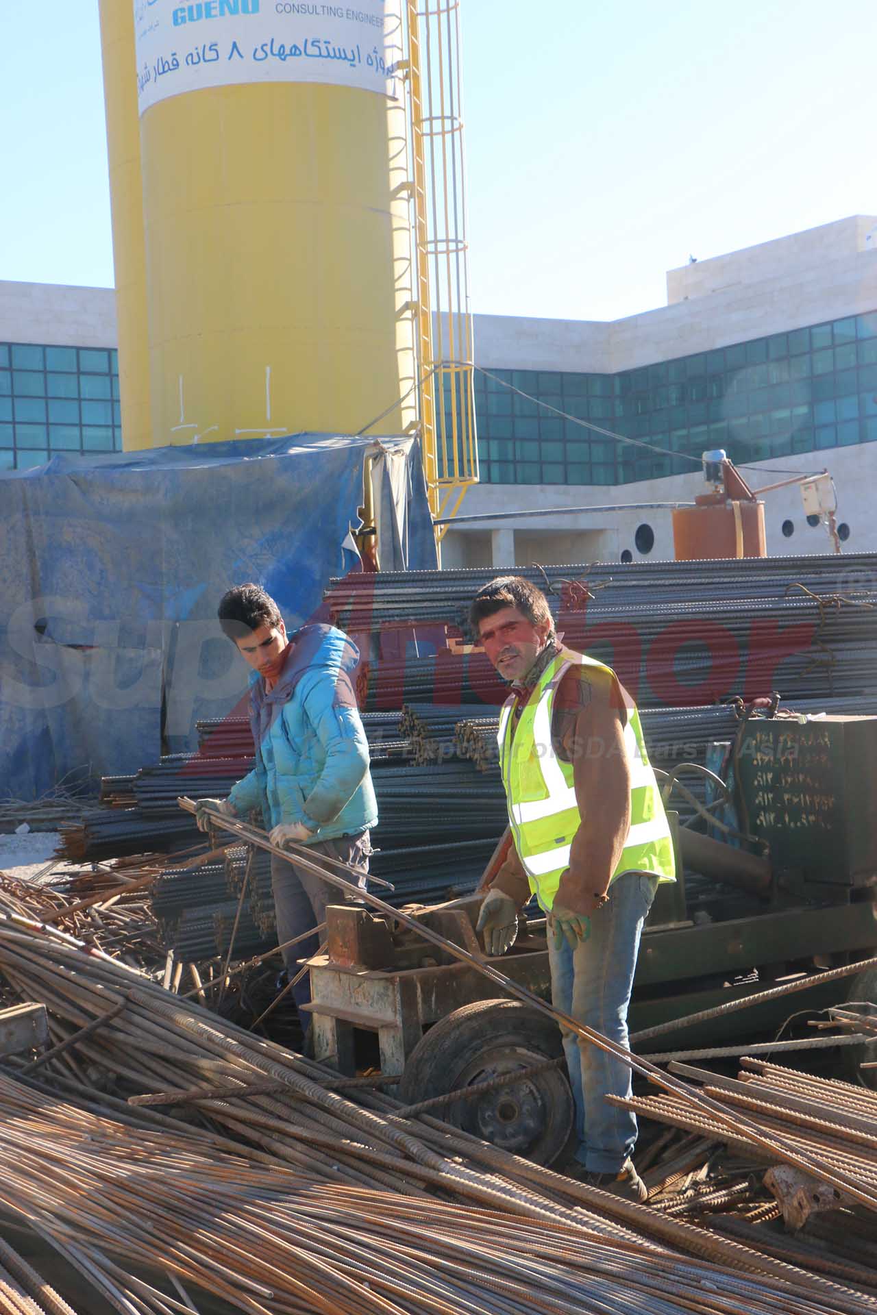 Construction site using SupAnchor self drilling anchor system