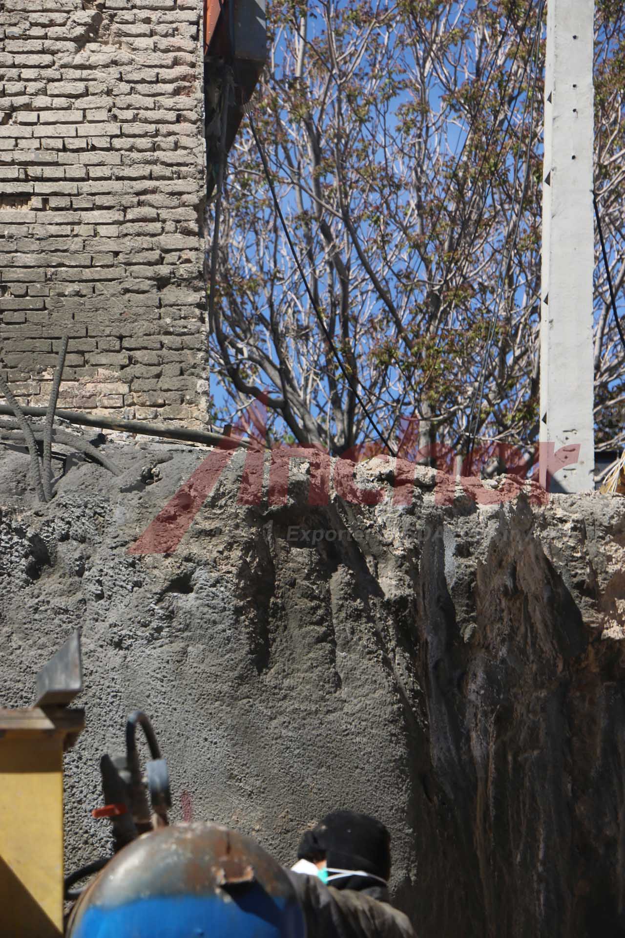 Construction site using SupAnchor self drilling anchor system