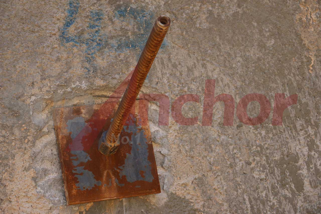 Construction site using SupAnchor self drilling anchor system