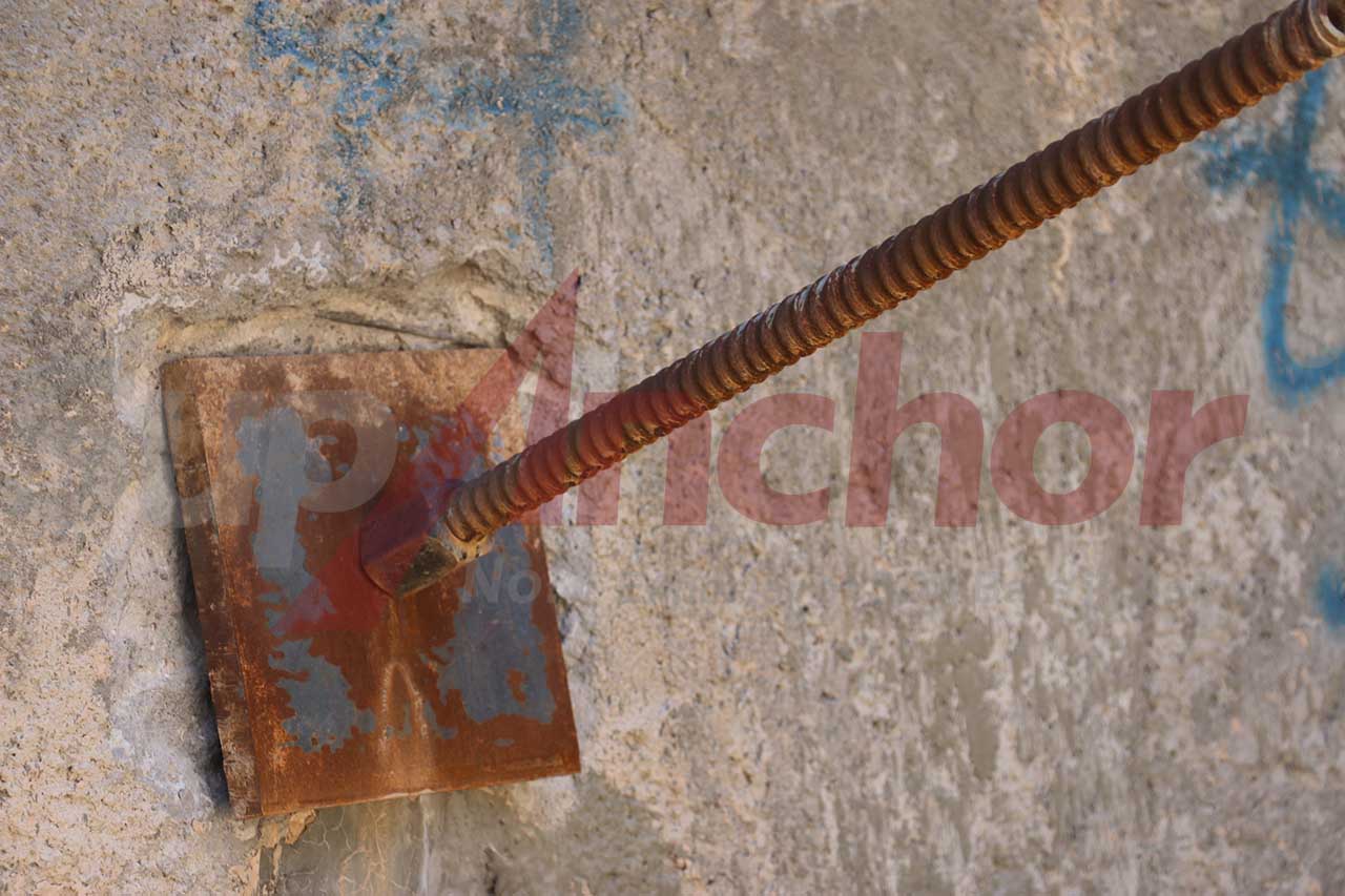 Construction site using SupAnchor self drilling anchor system