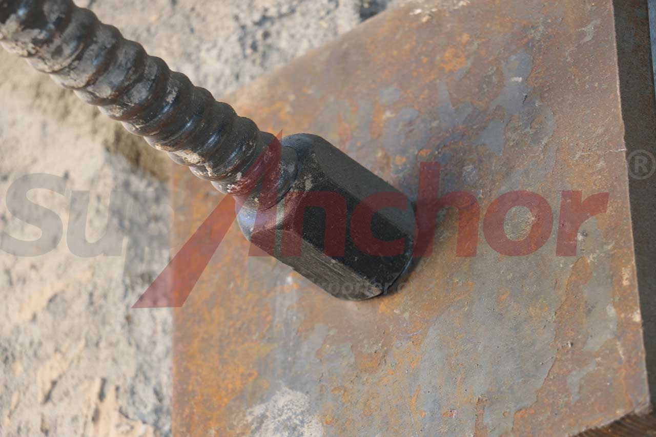 Construction site using SupAnchor self drilling anchor system