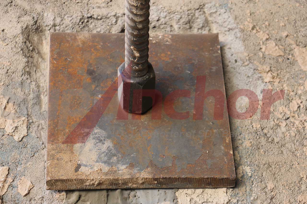 Construction site using SupAnchor self drilling anchor system