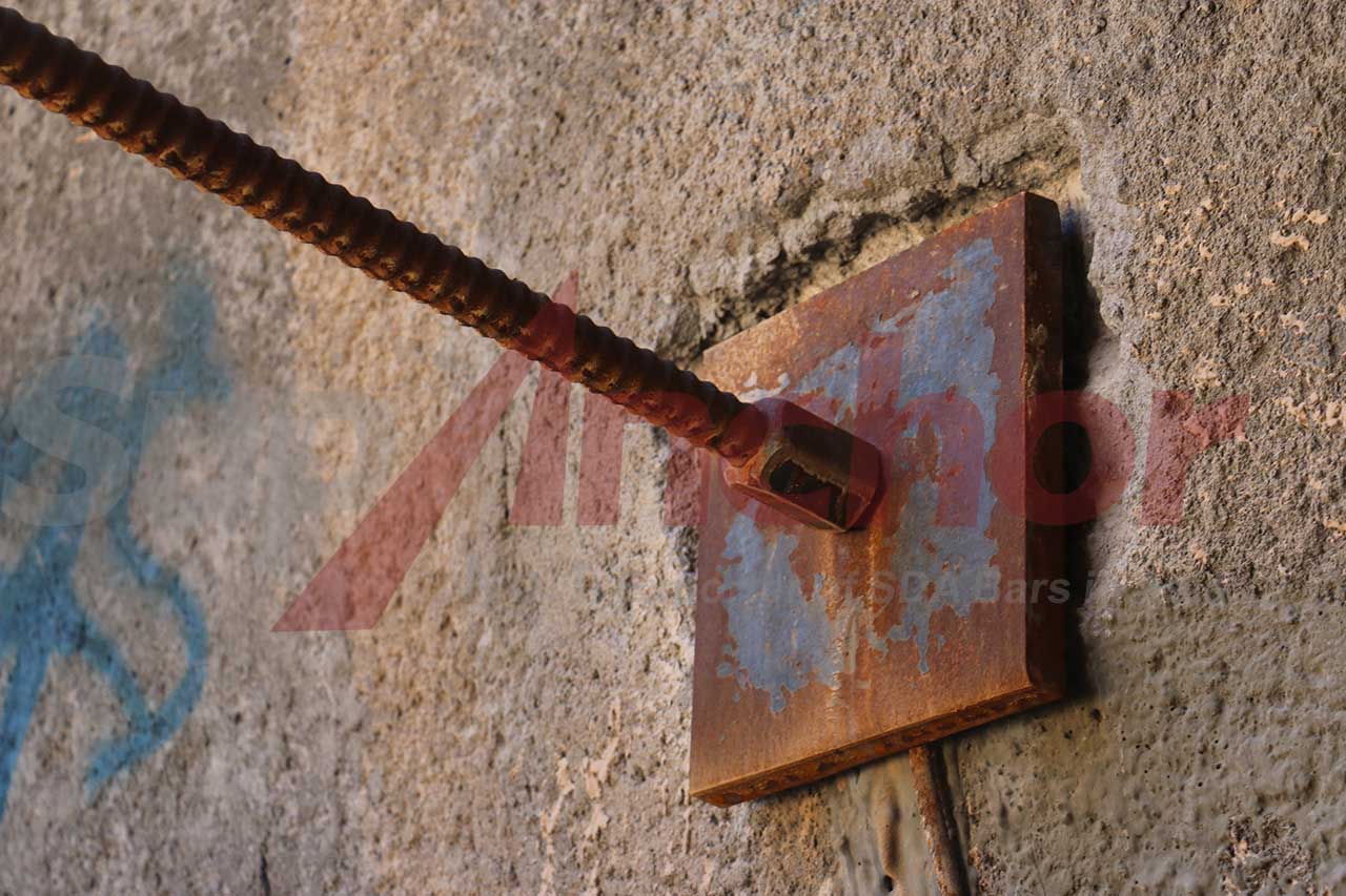 Construction site using SupAnchor self drilling anchor system