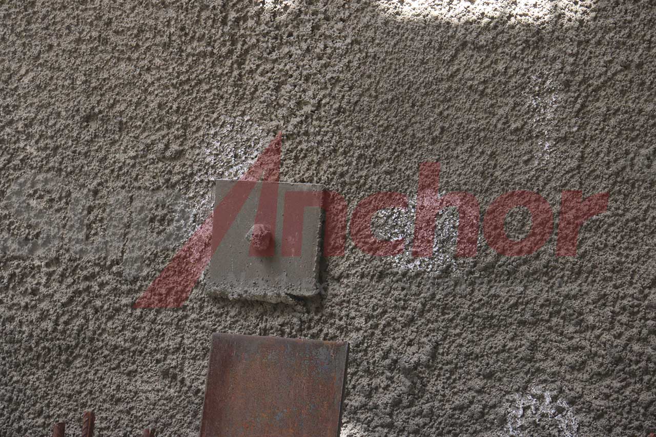 Construction site using SupAnchor self drilling anchor system