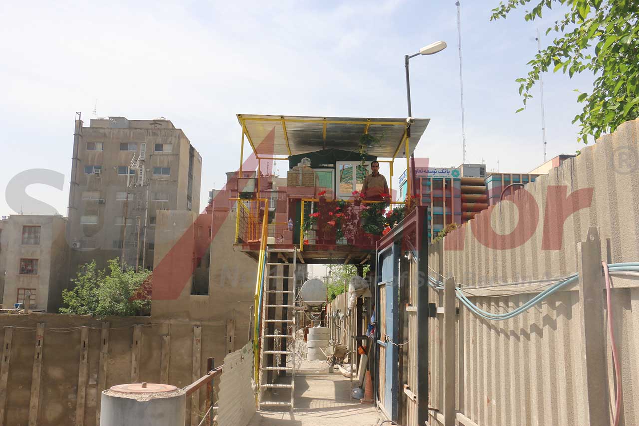 Construction site using SupAnchor self drilling anchor system